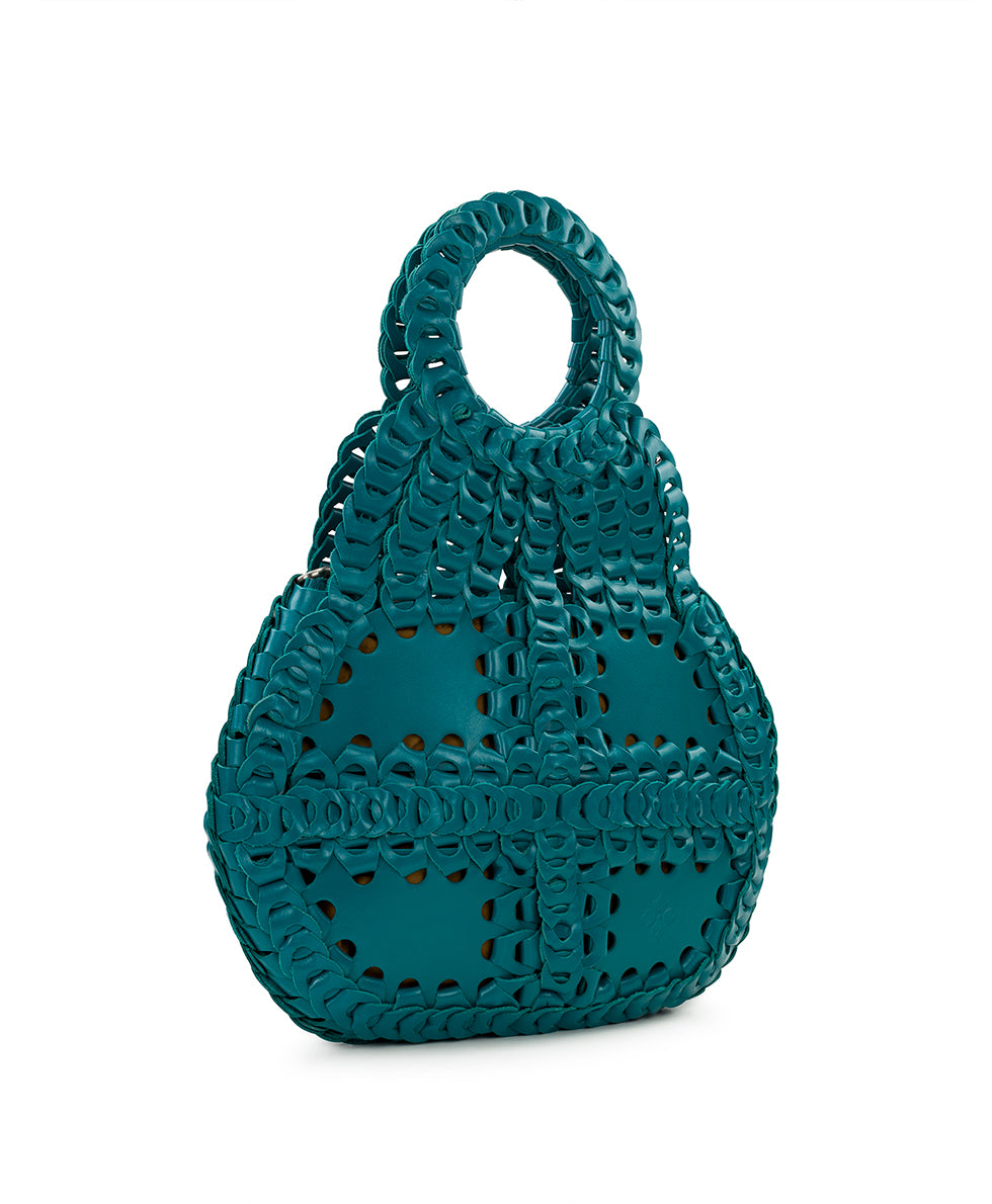 Female - Pisticci Flapover Crossbody Bag - Chainlink Leather - florence - by Patricia Nash - View 49 of 60