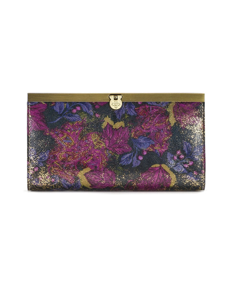 Cauchy Wallet - Metallic Dusted Paisley
