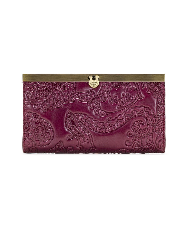 Cauchy Wallet - Embossed Paisley