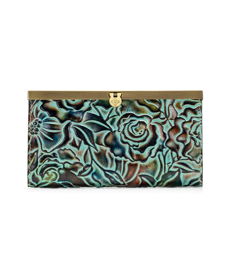 Cauchy Wallet - Antique Rose Tooled