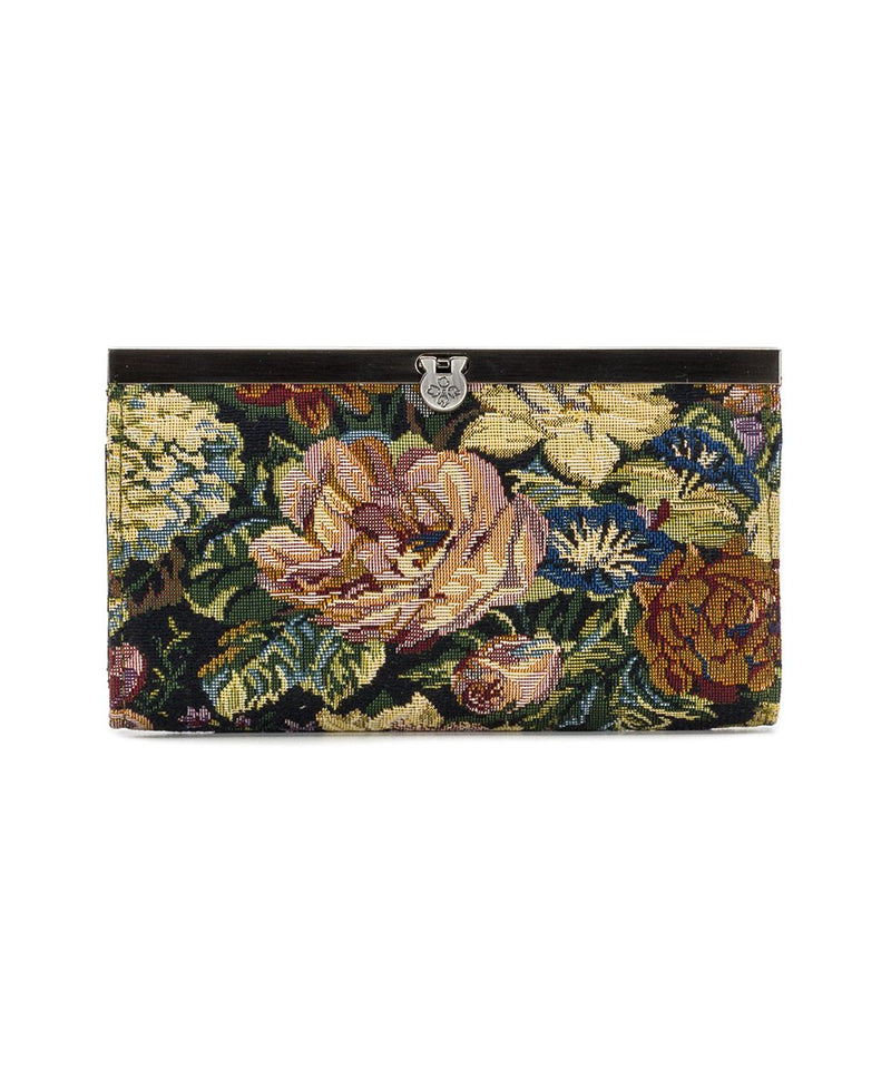 Cauchy Wallet - Woven Floral Tapestry