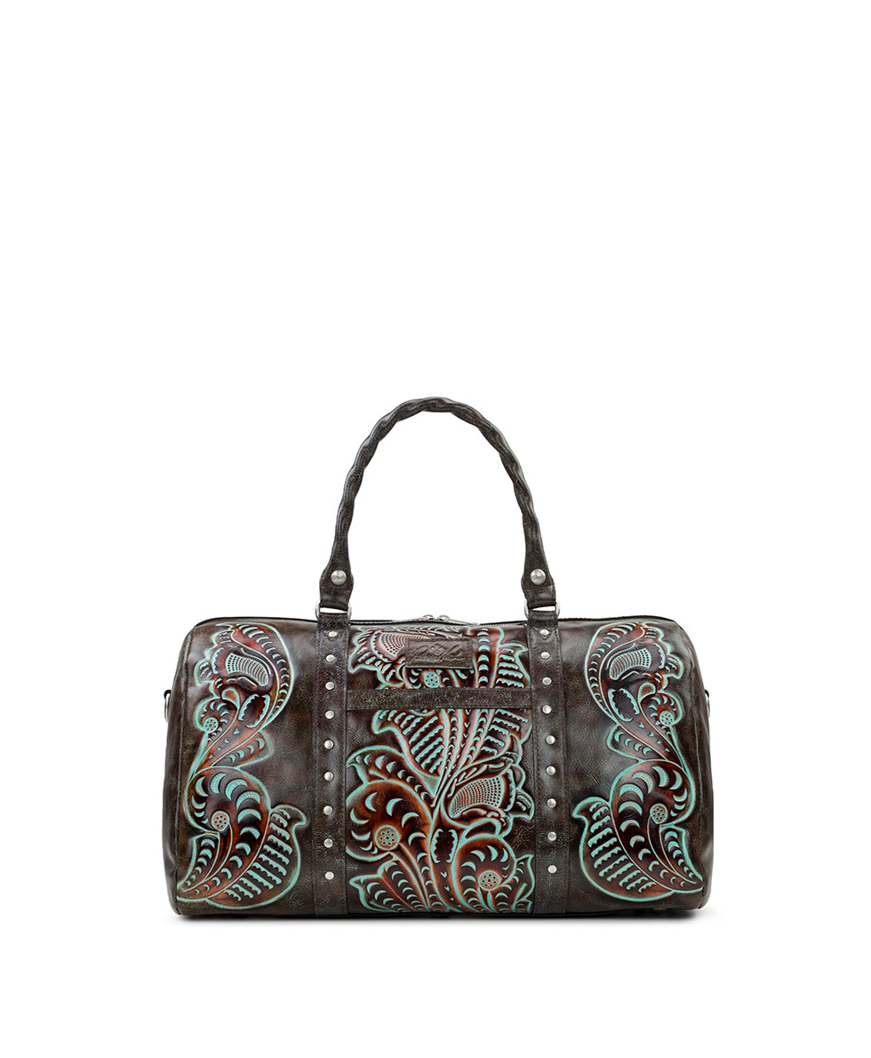 Milano Weekender Duffel Bag - Tooled Turquoise – Patricia Nash