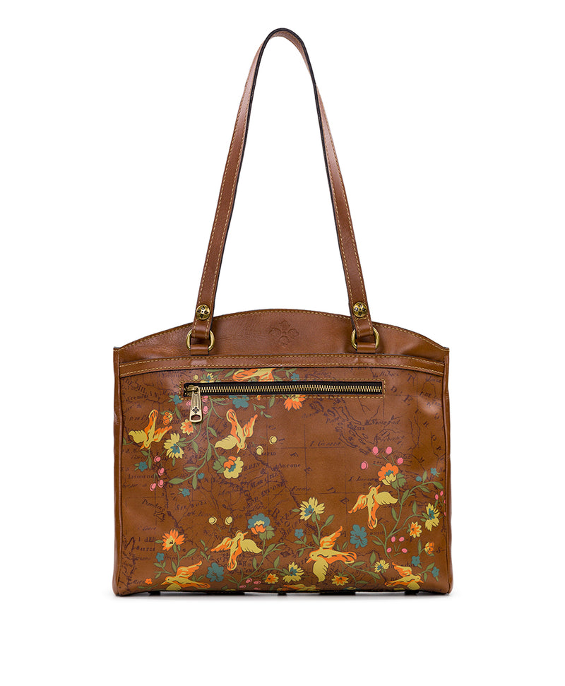 Poppy Tote - Floral Map