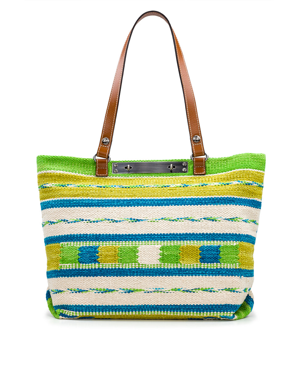 Chennai Tote - Hand Loomed - magenta multi - by Patricia Nash - View 1 of 19