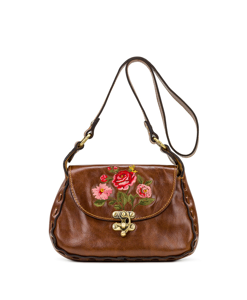 Patricia nash micaela baguette leather crossbody Clearance