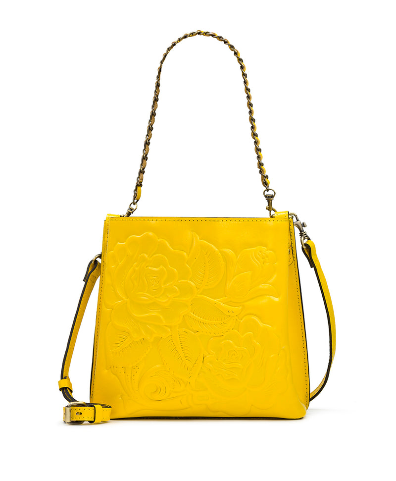 Ledra Bucket Crossbody Bag - Rose Tooled - New Yellow – Patricia Nash