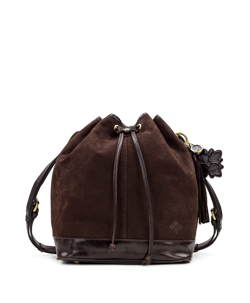 Small bucket bag Lily made of canvas & imitation leather for women