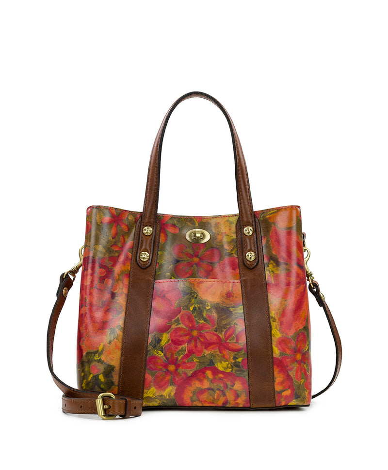 Darby Tote - Floral Oil Painting