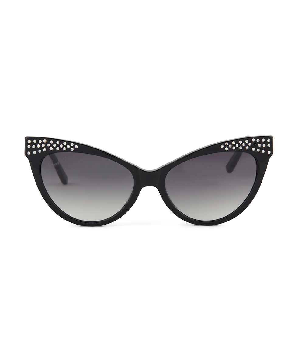 Monroe Cateye Sunglasses - Black - black - by Patricia Nash - View 1 of 9