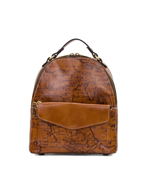 Montioni Convertible Backpack Signature Map Patricia Nash