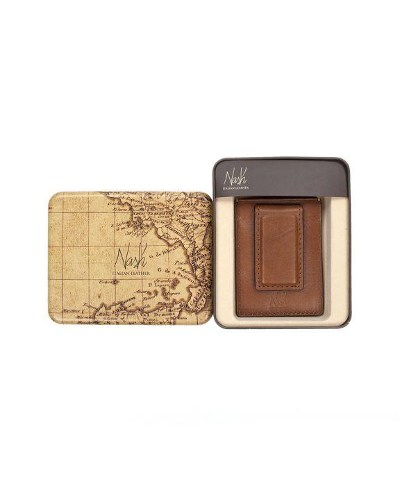Female - Magnetic Money Clip - Heritage - tan - by Patricia Nash - View 4 of 4