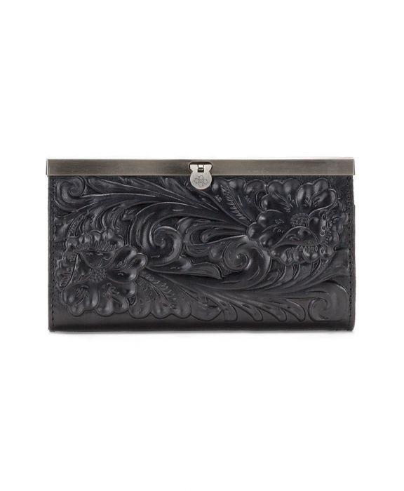 Female - Cauchy Wallet - Tooled - black - by Patricia Nash - View 1 of 3