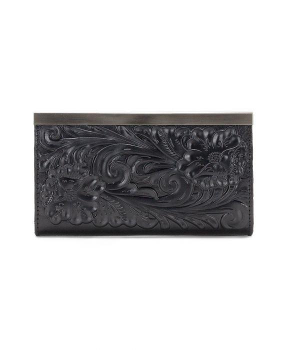 Female - Cauchy Wallet - Tooled - black - by Patricia Nash - View 2 of 3