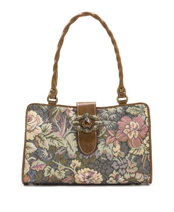 Rienzo Satchel - Verdura Rose Tapestry